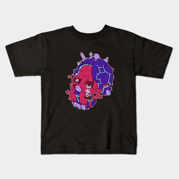 Grave Situation 2.0 Kids T-Shirt by malbatross